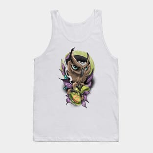 Gamepad & Owl Tank Top